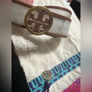 Women’s Tory Burch clear see thru belt